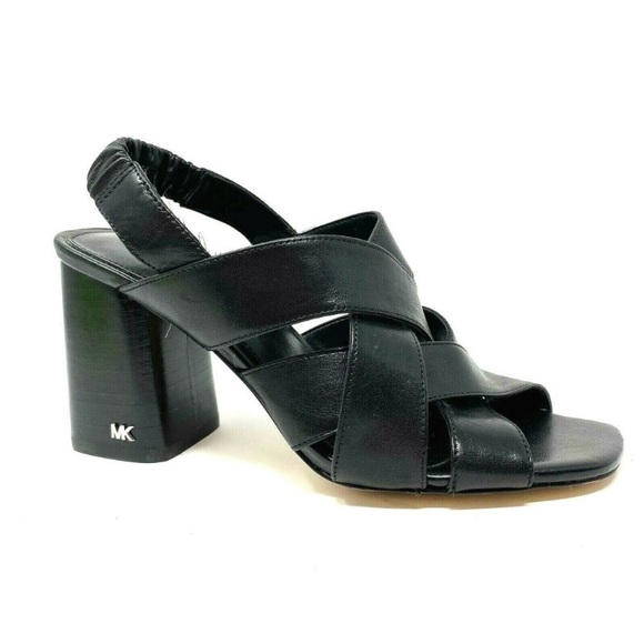 EUC MICHAEL Michael Kors Dixon Block Heel Sandals Size 5 - Picture 2 of 10